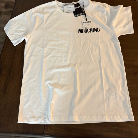 Moschino Unisex White T-Shirt NWT - Picture 1 of 6